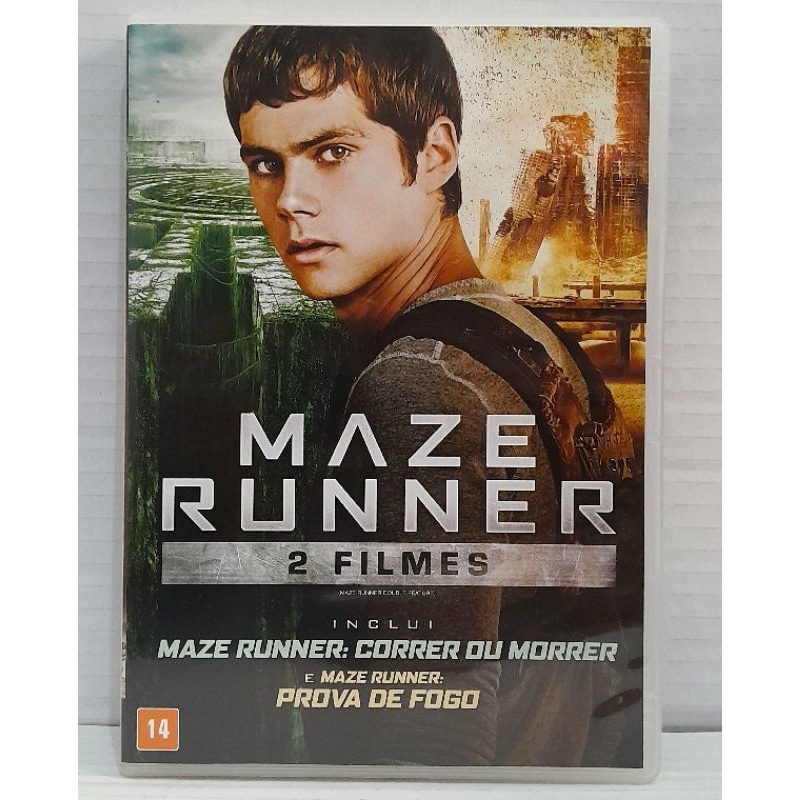 Dvd Maze Runner - Correr ou Morrer + Maze Runner - Prova de Fogo - Box C/ 2 Filmes - Original Usado