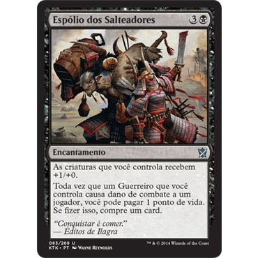 Espólio dos Salteadores (Guerreiro) - Magic The Gathering