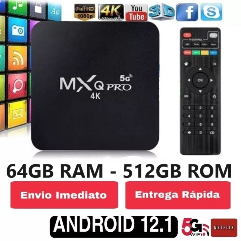 *Modelo 2024* Conversor Smart 4k 5G Wifi