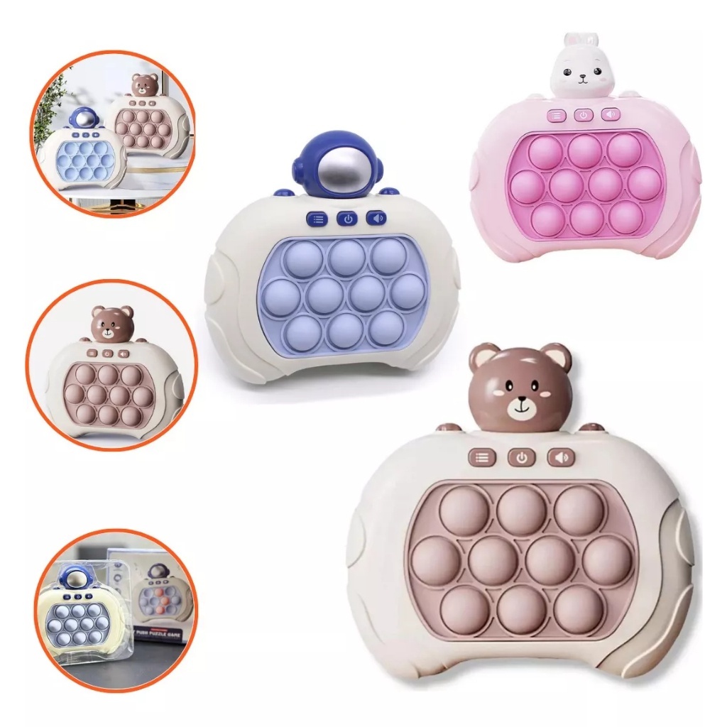 Pop it Mini Gamer Brinquedo Console Anti Stress Eletrônico Fast Push Game