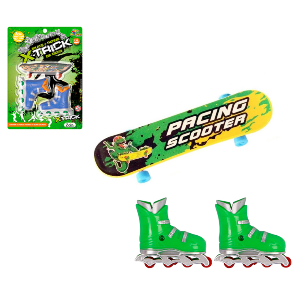 Patins e Skate de Dedo - Radical X-Trick - Art Brink