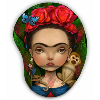 Mouse pad com apoio Frida em Oferta na Shopee