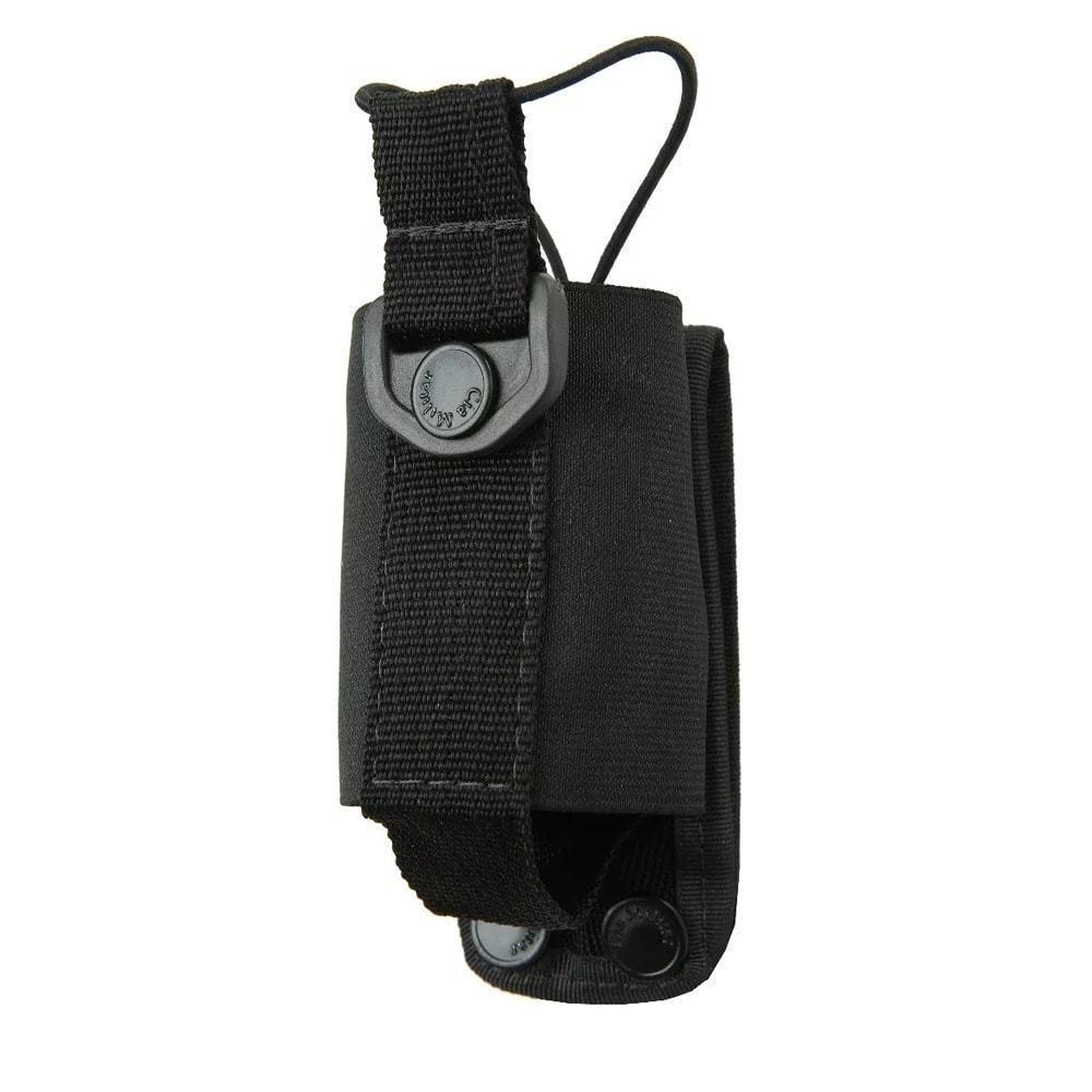 Porta comunicador rádio HT UNIVERSAL para cinto ou cinturão - Motorola/ Baofeng - Vigia/ ronda/ guarda/ GM/ GCM/policial