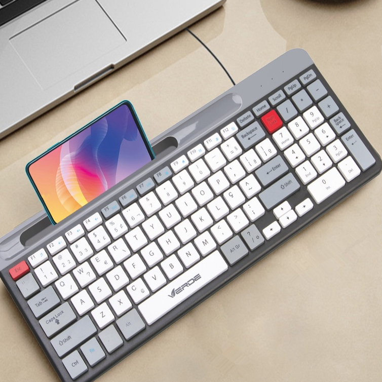 Teclado Com Fio Básico Conexão Usb Padrão De Pc/Notebook/Tablet Ipad JP-09 Windows Computador