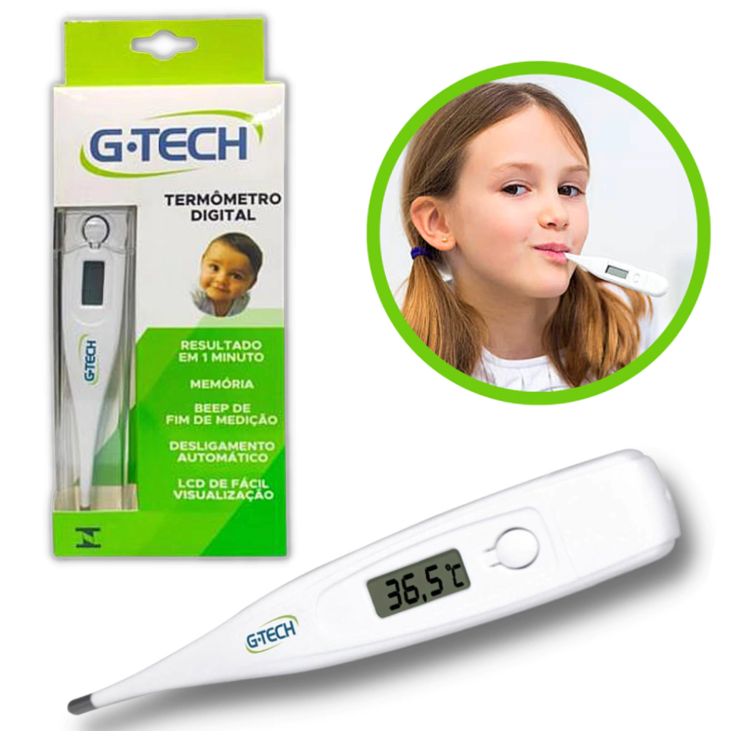 Termometro Digital Clínico Infantil e Adulto -Gtech
