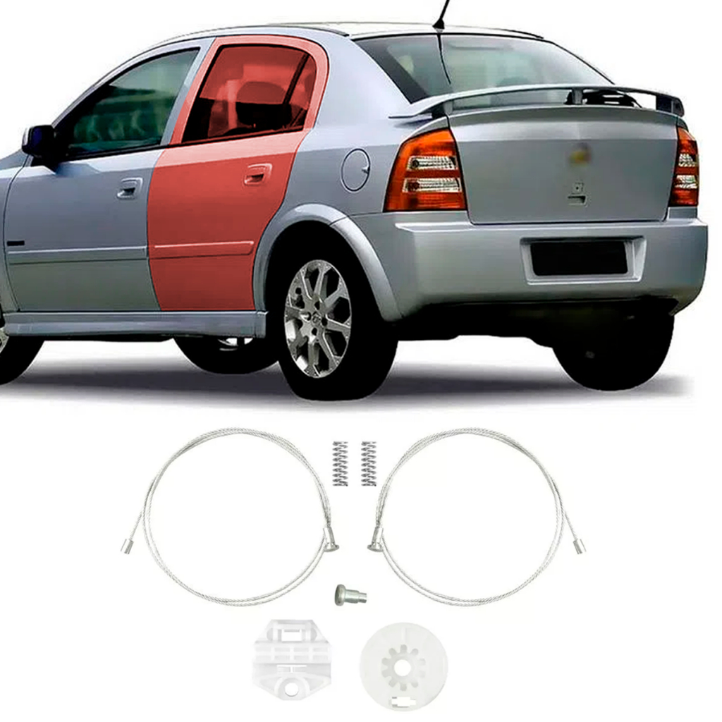 Kit Reparo Máquina de Vidro Elétrico Portas Traseiras 10 Extrias - Astra 4 Portas 1999-2013 em Oferta na Shopee