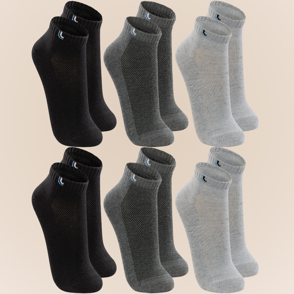 Kit Com 6 Pares Cano Curto Meias Masculina Algodão Lupo Sport Tamanho 33 ao 44 em Oferta na Shopee