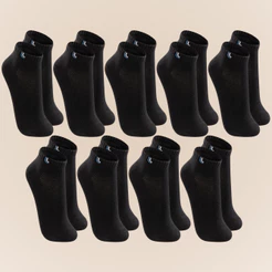 Kit Com 9 Pares Cano Curto Meias Masculina Algodão Lupo Sport Tamanho 33 ao 44