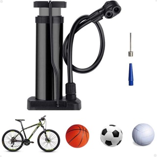 Bomba de Ar 2 Bicos Lorben com Pedal para Encher Pneu de Bicicleta Carro Moto Bola em Oferta na Shopee