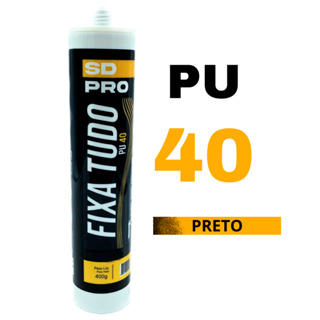 Adesivo de Silicone PU 40 Fixa tudo para Construção PRETO - SD PRO em Oferta na Shopee