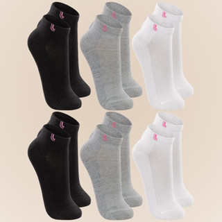 Kit 6 Pares De Meia Cano Curto Original Lupo Esportiva Feminina