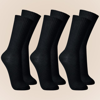 Pacote Com 3 Pares de Meias Lupo Cano Longo Masculina Sport em Algodao Cotton Confortavel