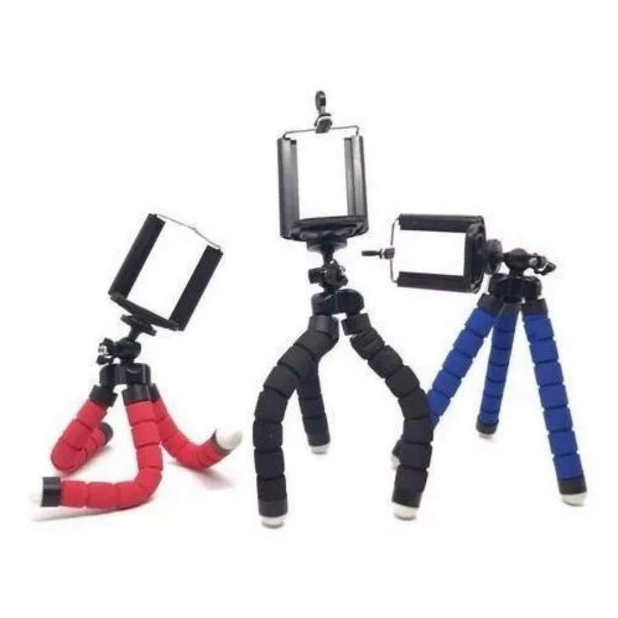 Mini Tripé Flexível Para Celular De Mesa Articulado dobrável