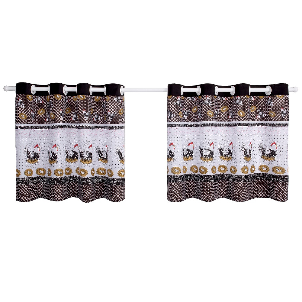 Cortina de Cozinha para Pia/Janela 2,80m x 0,80m com Ilhós – Decoração | Tecido Resistente em Oferta na Shopee