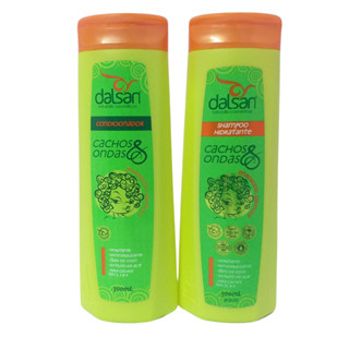 Kit Shampoo Hidratante e Condicionador Cachos e Ondas Dalsan