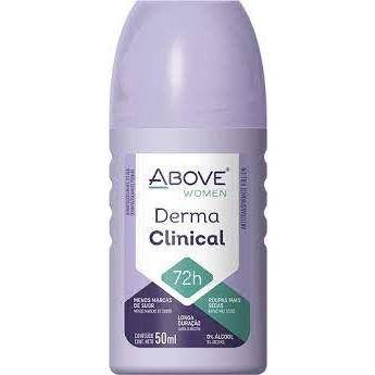 Kit C/ 2 Antitranspirante Rollon 72h  Above Derma Clinical Women 50ml (R$9,99 cada)