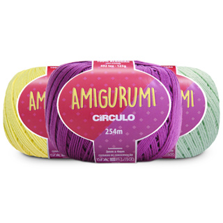 Linha Fio Amigurumi 254m Circulo em Oferta na Shopee