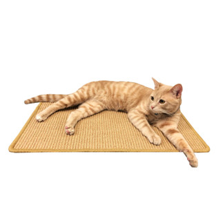 Tapete Descanço Arranhador Para Gatos De Sisal Sem Pelo Pet 75x50 cm