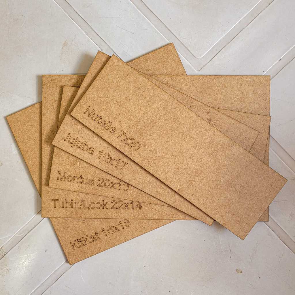 Kit Molde Gabarito Para Personalizados Luxo Lonita Kit Completo 18 peças
