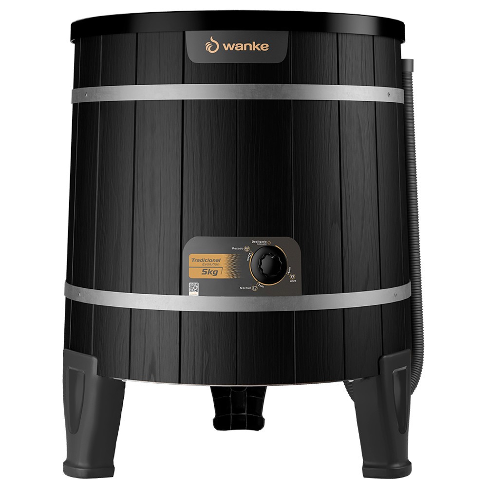 Máquina de Lavar Semi-Automática Tradicional por Agitação Wanke 5kg de Roupas - Home Appliances