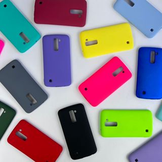 Capinha Para LG K10 / Capa Case Silicone Aveludada Colorida Forrada (CF26)