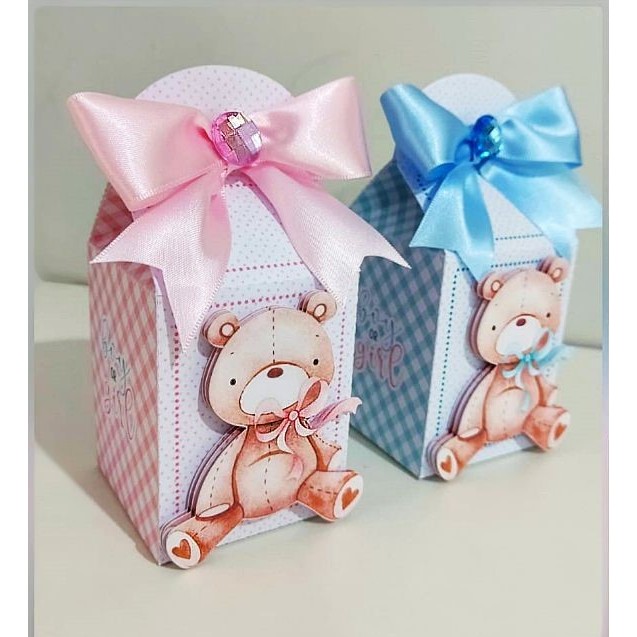 Caixas Lembrancinhas Personalizadas Tema Chá Revelação - Festa cha revelaçao   mesversario Menina festas Decoração
