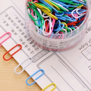 Pote Com 160 Clips 28mm Coloridos Para Papel / clip / clips / clips de papel / clips colorido em Oferta na Shopee