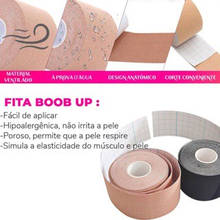 Sutiã Rolo Adesivo Fita Invisível Levanta Peito Seio a Prova d