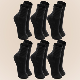 Kit Com 6 Pares De Meias Lupo Cano Medio Infantil Para Menina E Menino Cores Sortidas em Oferta na Shopee