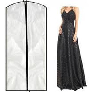 Capa Protetora De Plástico Com Zíper P Roupas Terno Vestido em Oferta na Shopee