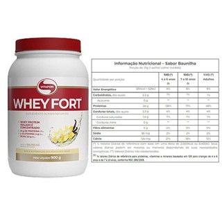 Whey Fort Vitafor Isolado E Concentrado 900g