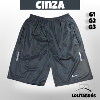 Short Bermuda Masculina Plus size G1 G2 G3 com bolso nas laterais.