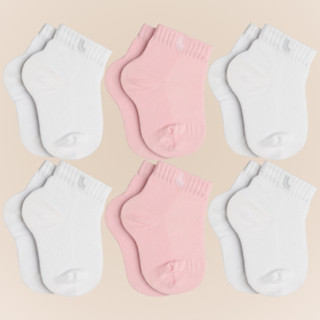 6 Pares Cano Curto Lupo Bebe Crianca Pacote Com Meias Infantis
