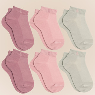 Kit De 6 Pares Meias Lupo Kids Infantil Cano Curto Algodão Tamanho 24 ao 35