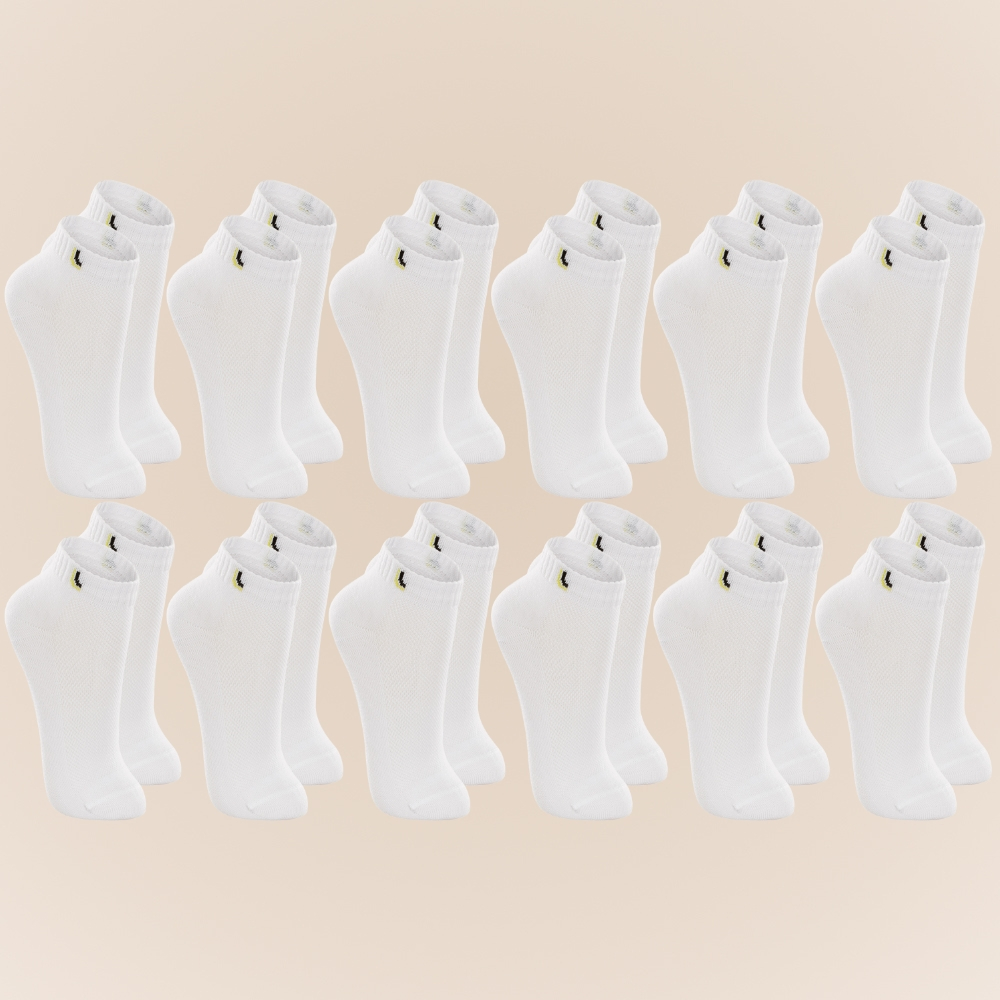 Kit Com 12 Pares De Meias Infantil Lupo Kids Original Para Menino E Menina Até Tam. 35 em Oferta na Shopee