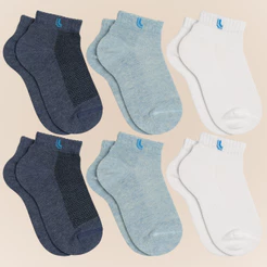 Kit Com 6 Pares De Meias Infantil Lupo Kids Original Para Menino E Menina Até Tam. 35