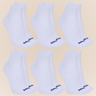 Kit com 6 Pares de Meias Mash Sport Cano Curto Unissex Original