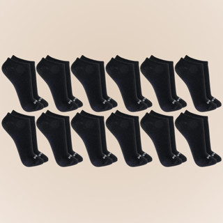 Kit Com 12 Pares de Meias Sport Mash Cano Curto em Algodao Unissex Para Corrida Caminhada