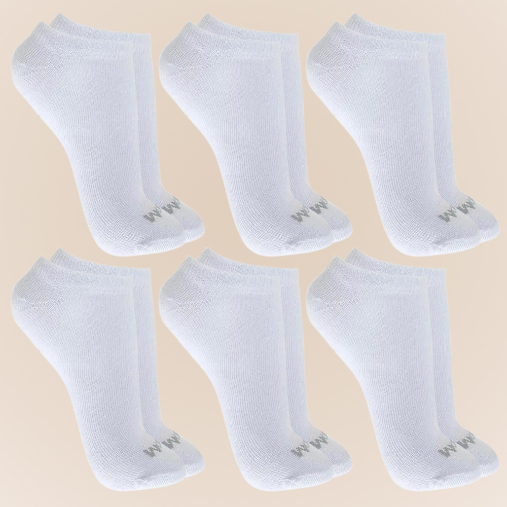 Kit Com 6 Pares Meias Soquete Mash Feminina E Masculina Cores Basicas em Oferta na Shopee