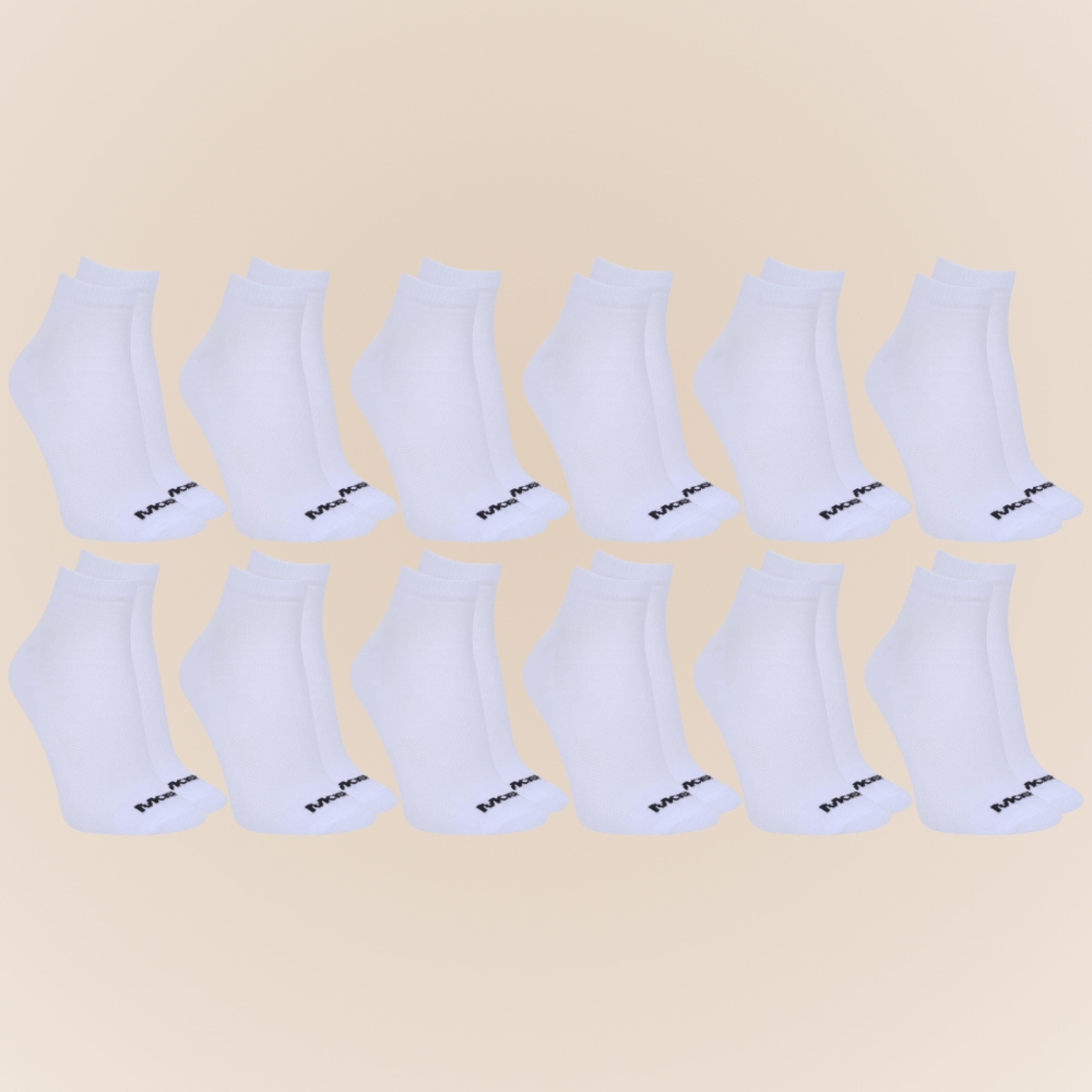 Kit Com 12 Pares De Meias Mash Modelo Cano Curto Esportiva Feminino E Masculino em Oferta na Shopee