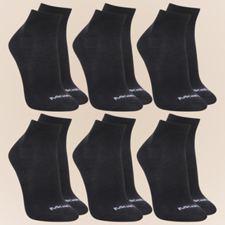 Kit Com 6 Pares De Meias Mash Modelo Cano Curto Esportiva Feminino E Masculino