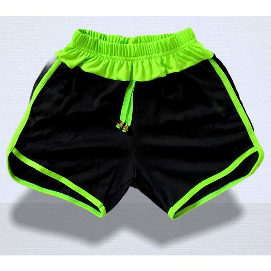 Short Feminino Confort Neon Academia Praia Do P Ao XG