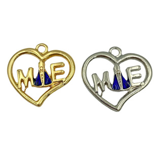 Pingente Coração Mãe Nsa Aparecida Vazado - 5 Unidades em Oferta na Shopee