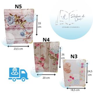 KIT COM 05 PASTAS PARA GRUPOS E CORAL TODOS OS TAMANHOS N3 N4 N5 ( ESTAMPADAS) em Oferta na Shopee