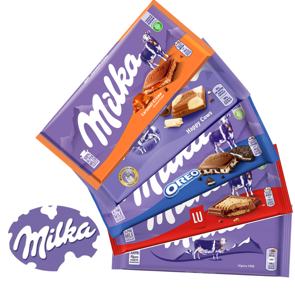 Milka Barras De Chocolates Importado Varios Sabores 100g