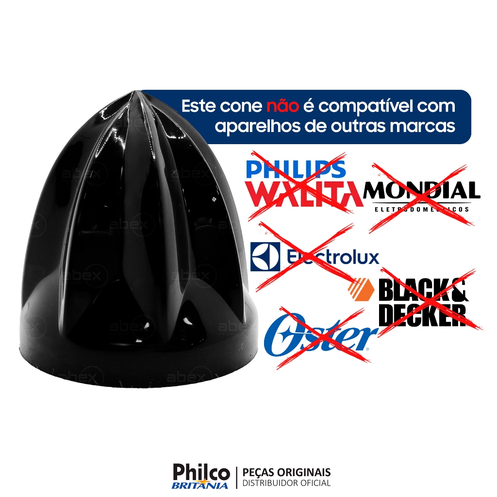 Cone Espremedor De Frutas Philco All In One Original Philco