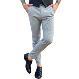 Calça Linho Masculina Slim Fit Calça Alfaiataria Premium