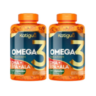 Kit 2 unidades: Ômega 3 Tripla Fonte Katiguá 120 cápsulas