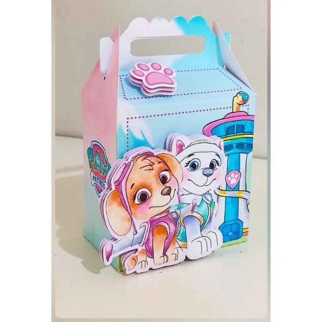 Caixas  Lembrancinhas Personalizadas Tema patrulha canina rosa - Festa Patrulha Canina  mesversario Menina festas