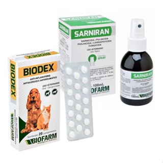 Biodex + Sarniran | Kit tratamento | Alergia, Dermatite, Sarna | Original Biofarm